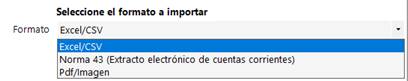 formato fichero a importar