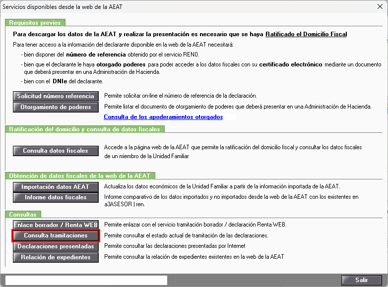Servicios disponibles desde la web de la AEAT - Consulta devoluciones