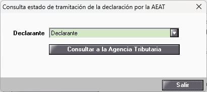 Consulta estado de tramitacion de la devolucion por la AEAT