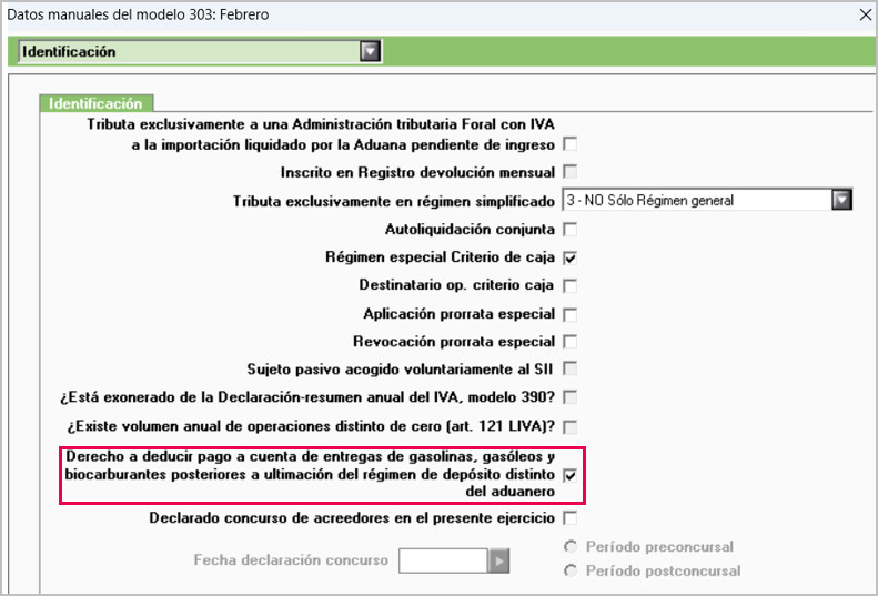 Marca gasoleo