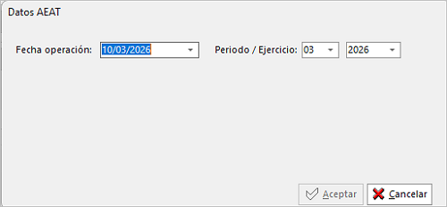 fecha de operación
