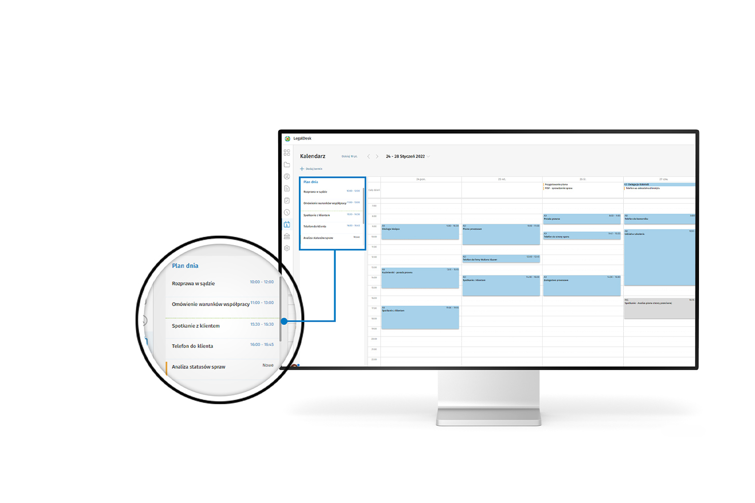 LegalDesk - Kalendarz prawnika, który daje więcej możliwości