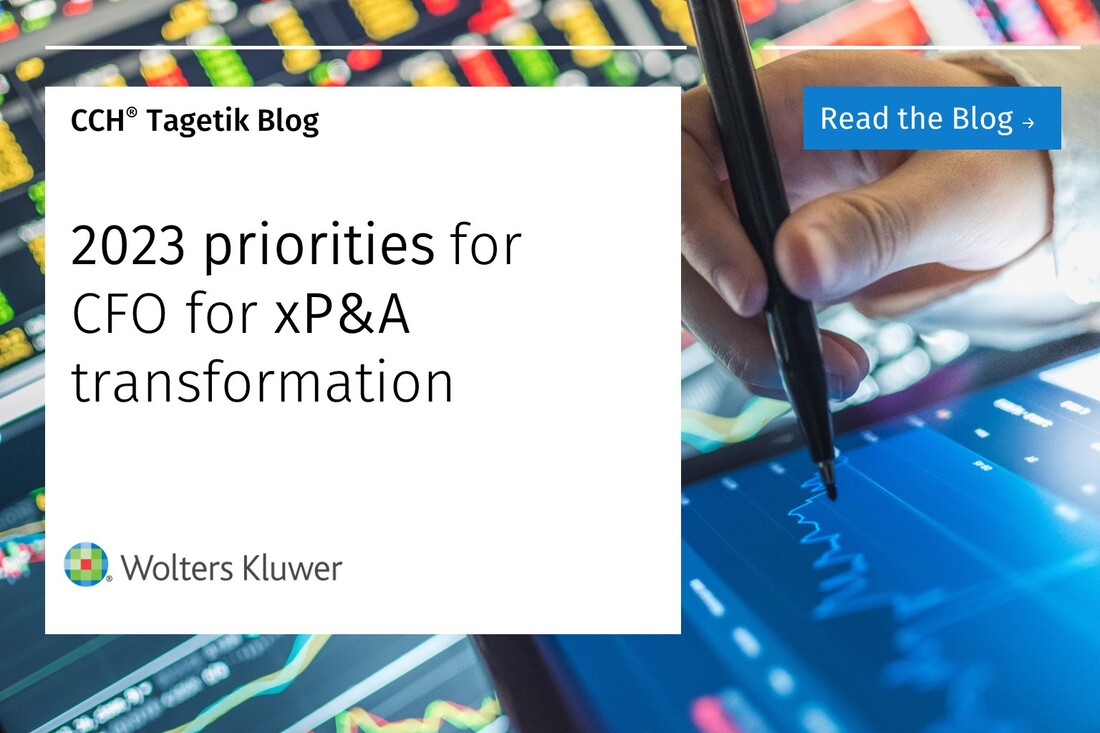 2023 priorities for CFO for xP&A transformation
