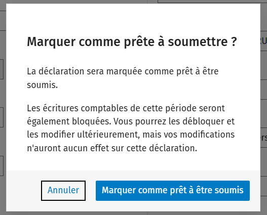 Marquer comme prêt