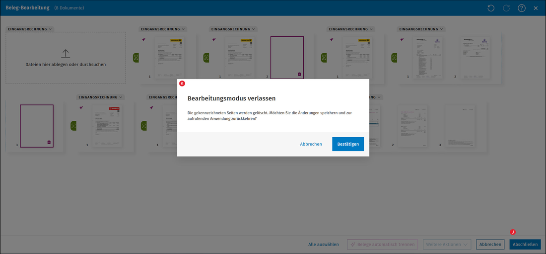 BeMa - Automatische Belegtrennung 4