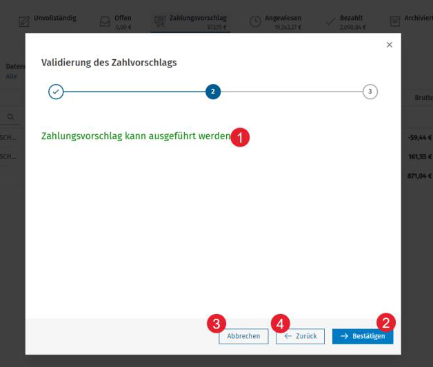 BeMa - Sammelzahlung prüfen 2