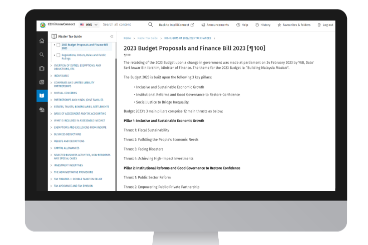 CCH iKnowConnect - MY Master Tax Guide - 2