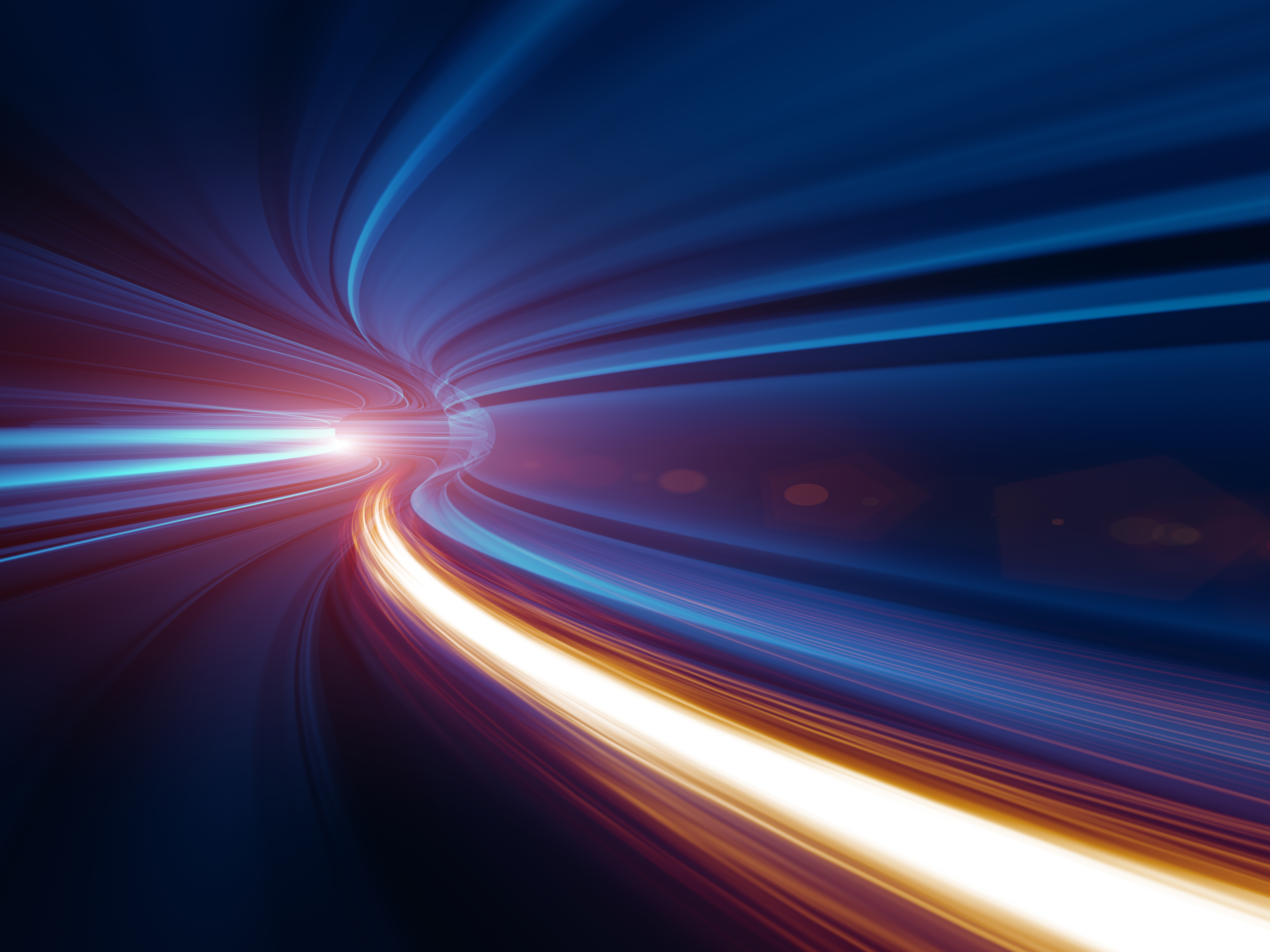 Abstract Speed motion in tunnel, Abstract Digital