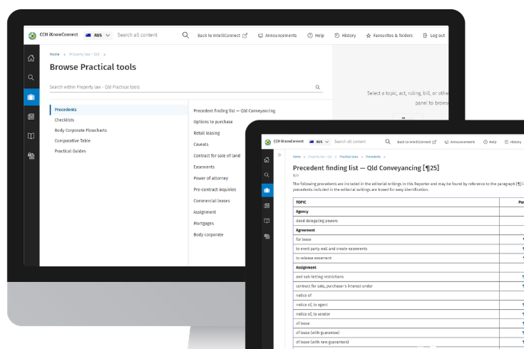 CCH iKnowConnect - Property Law Qld - 4