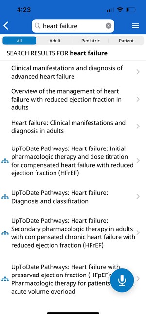 mobile heart failure search results