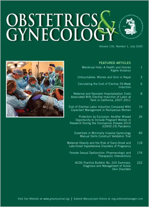 Obstetrics & Gynecology cover