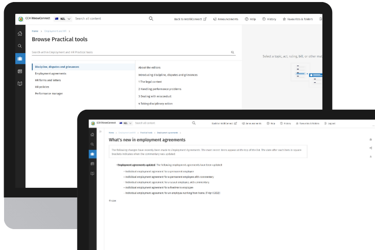 CCH iKnowConnect - Employment and HR Practical Tools - NZ - 1