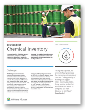 chemical inventory preview