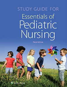 Study Guide for Essentials of Pediatric Nursing book cover