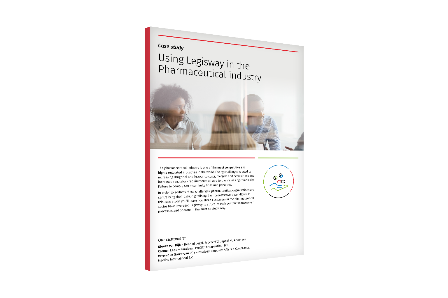3d cover of Legisway case study Pharma