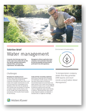 Solution Brief Water Management