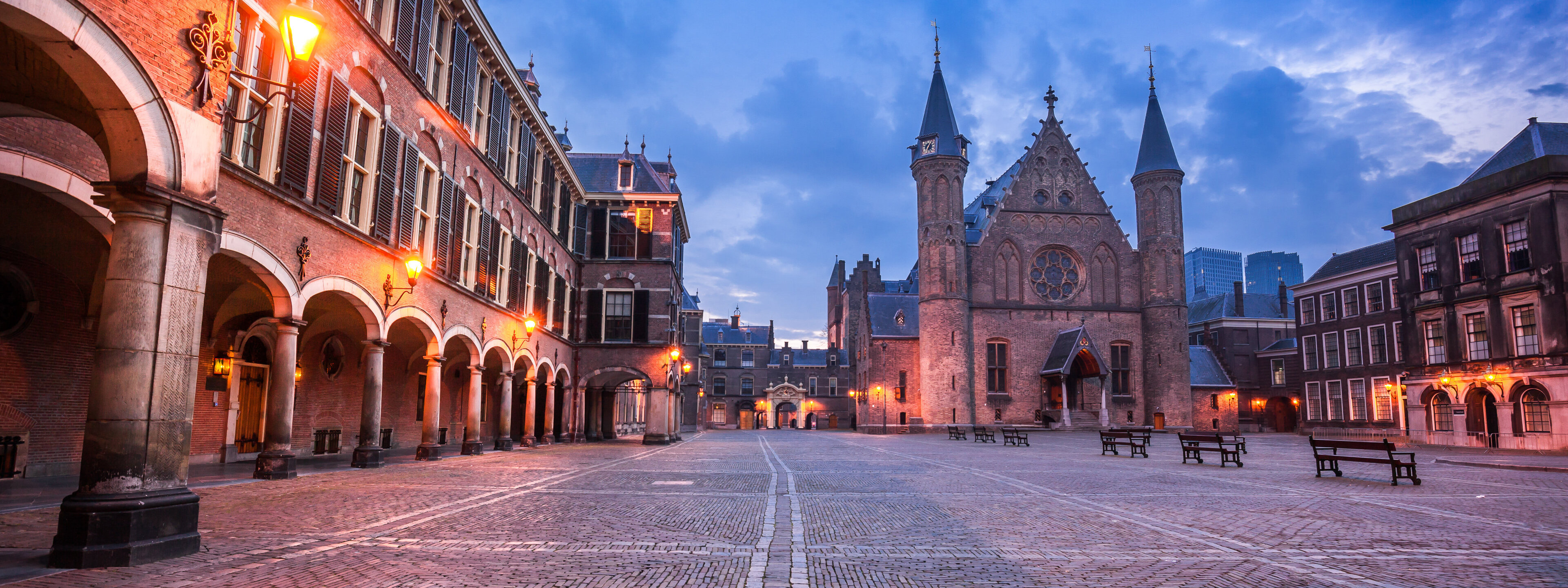 Binnenhof Den Haag op Prinsjesdag