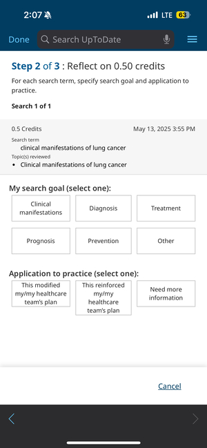 mobile CME reflect on credits