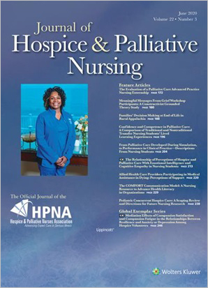 Journal of Hospice & Palliative Nursing cover