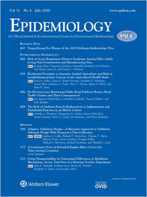 EPIDEMIOLOGY cover