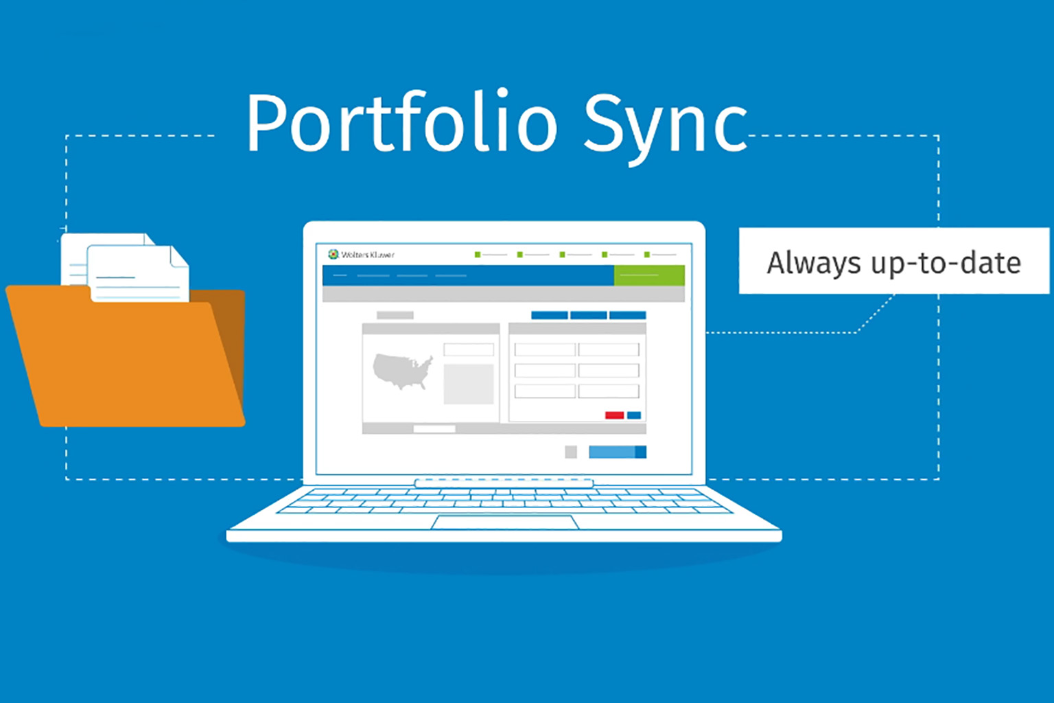 Portfolio Sync diplayed on a computer screen