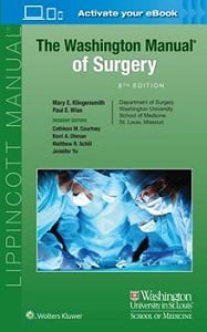 The Washington Manual of Surgery book cover