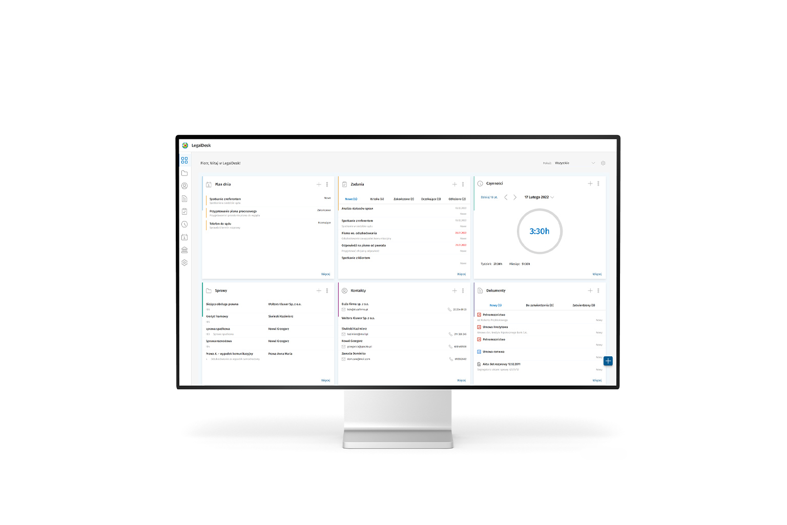 LegalDesk - Pulpit użytkownika