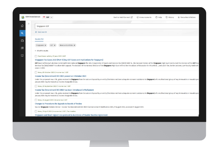 CCH iKnowConnect - Singapore GST SG News  - 3