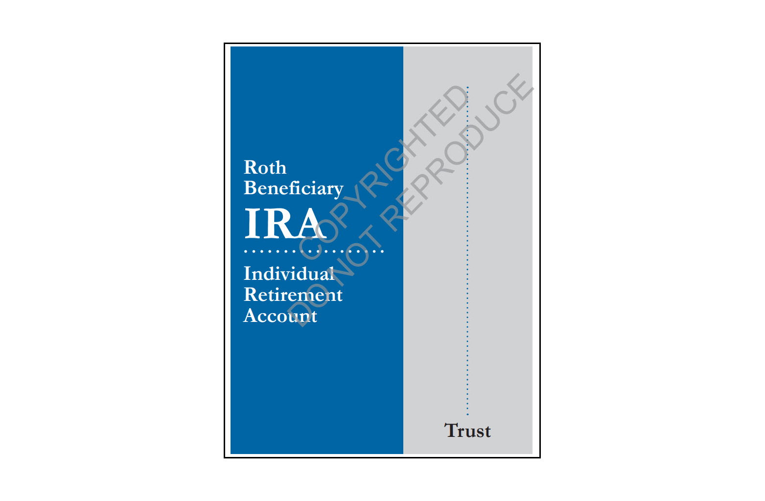 Roth Beneficiary IRA Organizer - Trust sample