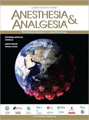 Anesthesia & Analgesia cover