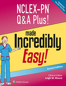 NCLEX-PN Q&A Plus! Made Incredibly Easy! book cover