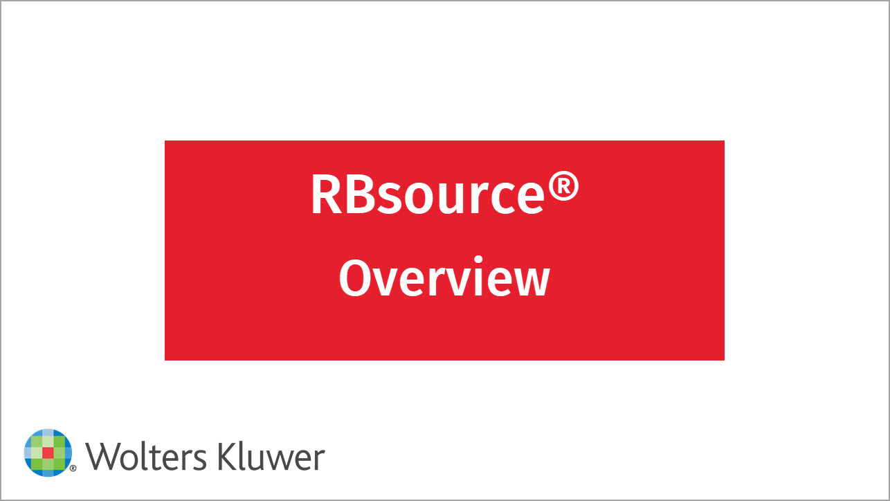 RBsource Overview