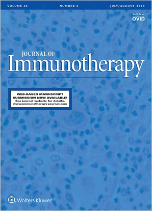 Journal of Immunotherapy cover