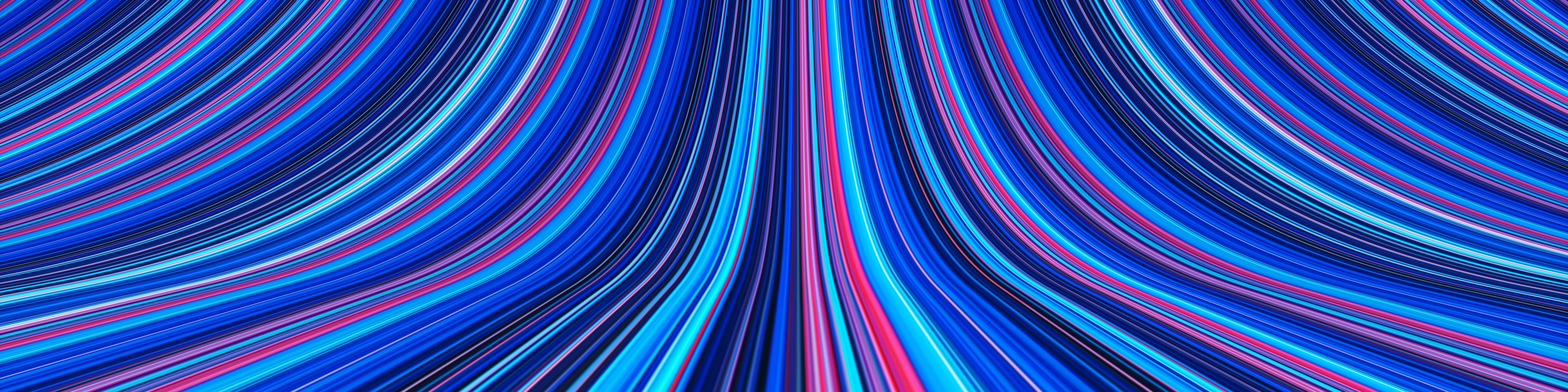 Abstract multi colored striped ramp background