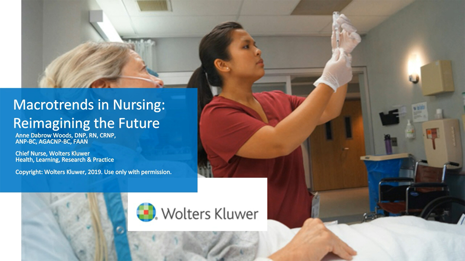 Screenshot of Macrotrends in Nursing: Reimagining the Future video
