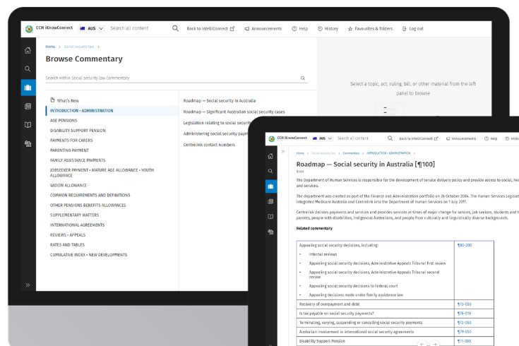 CCH iKnowConnect - Social Security Law - 2