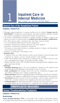 Screenshot of first page of chapter one from The Washington Manual of Medical Therapeutics