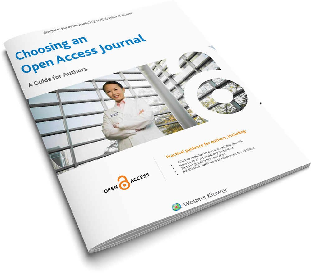 Cover of Choosing an Open Access Journal brochure