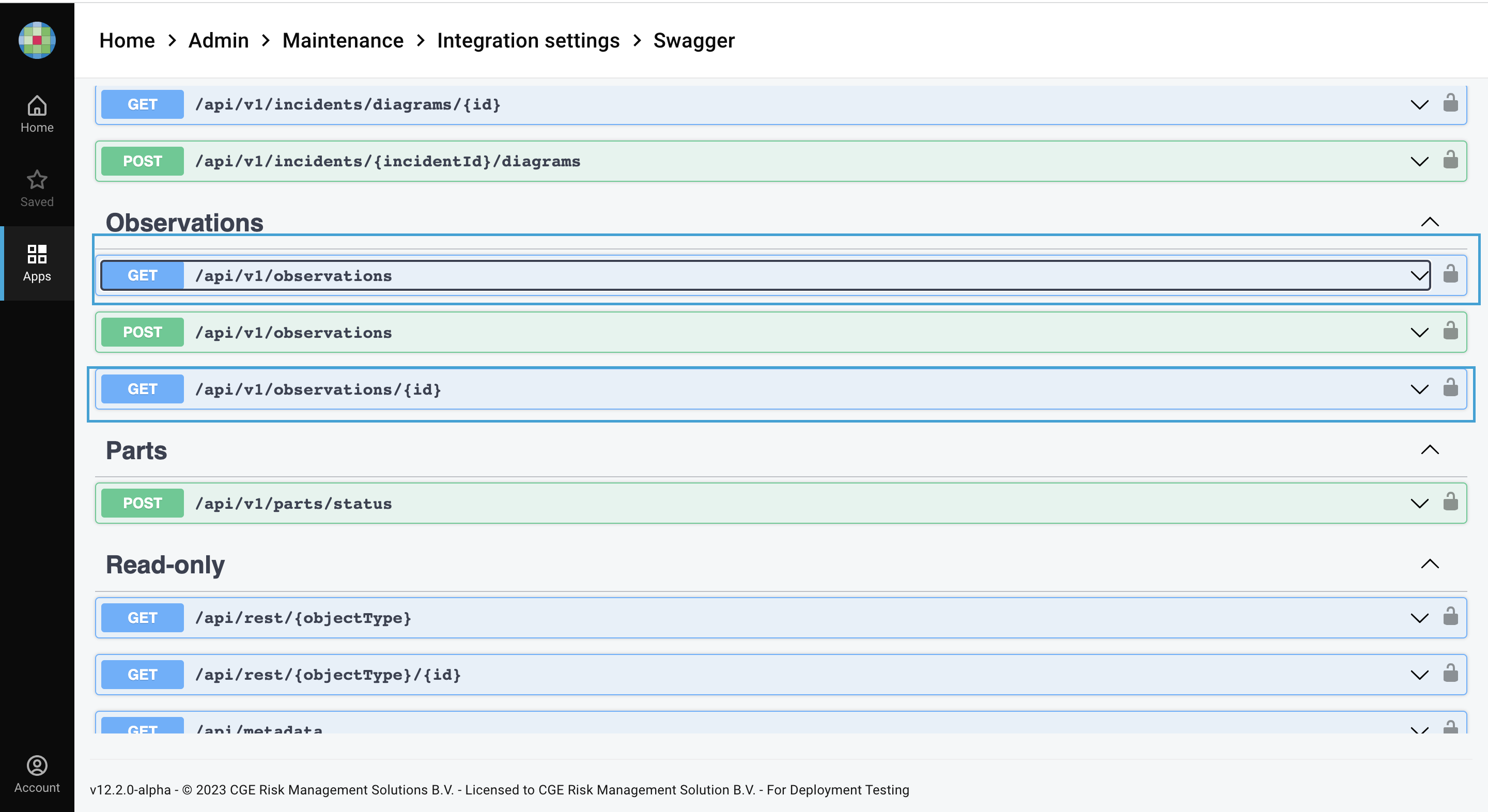 BTXPE Release note - BowTieXP Enterprise GET Observation API