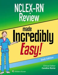 NCLEX-RN Review Made Incredibly Easy book cover