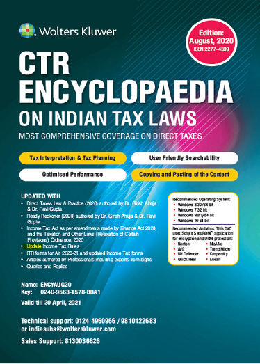 CTR Encyclopedia on Indian Tax Laws