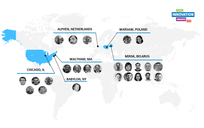 Map of team members TaskFlow