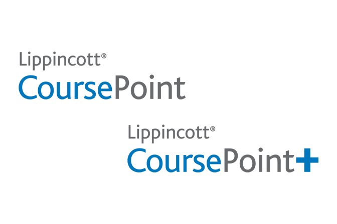 Lippincott CoursePoint and Lippincott CoursePoint+ logos