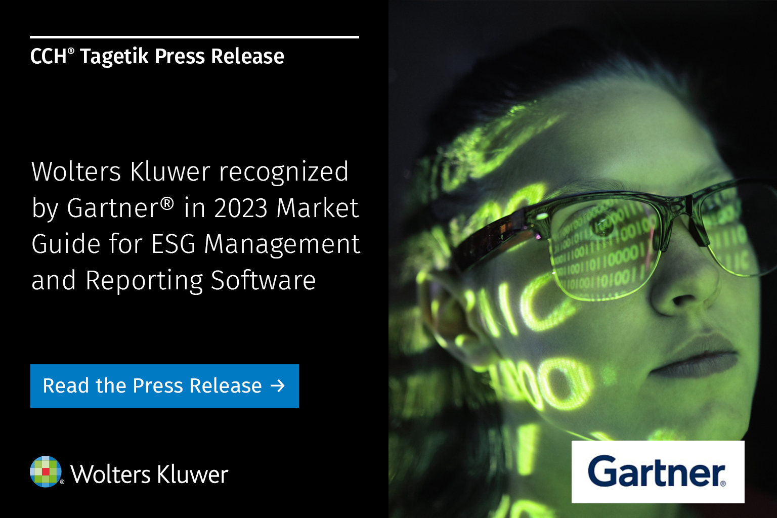 Wolters Kluwer recognized by Gartner® in 2023 Market Guide for ESG