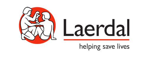 Laerdal, helping save lives logo