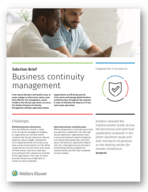 Solution Brief Preview_Business Continuity Management