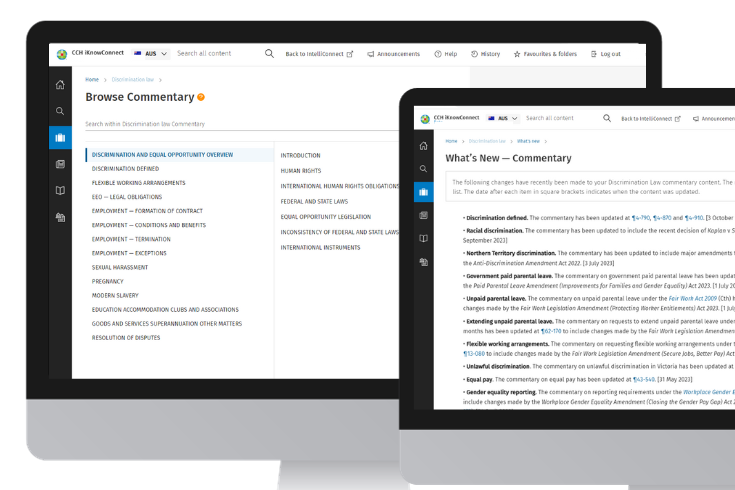 CCH iKnowConnect - Discrimination Law - 1