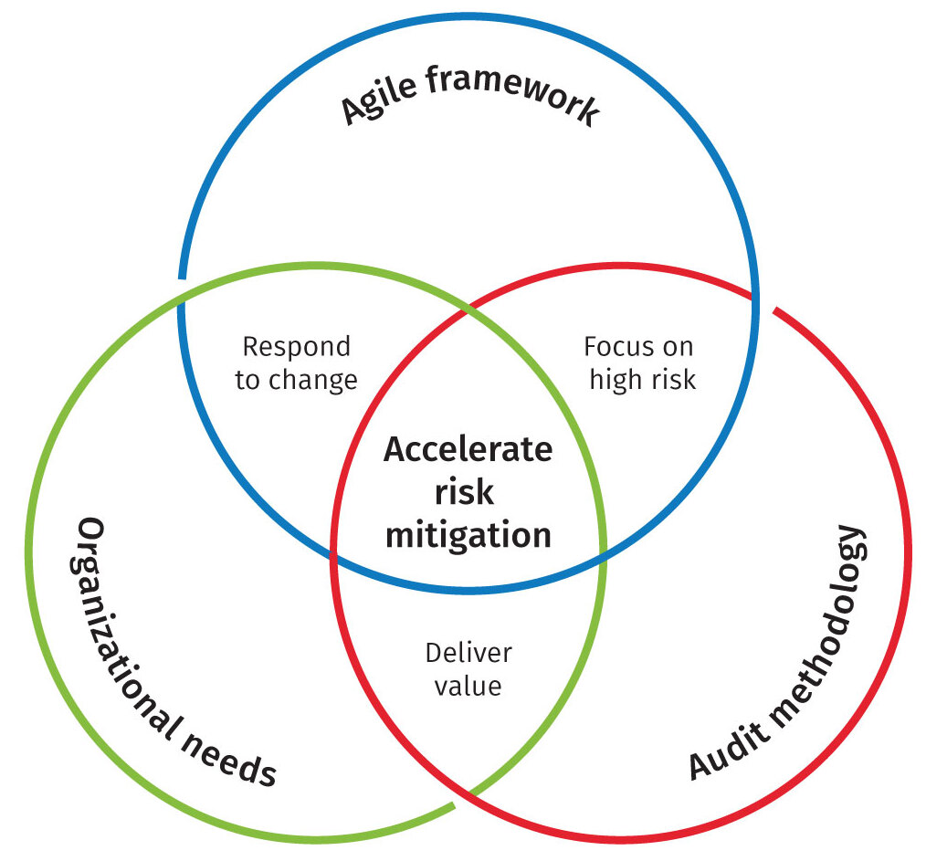 Agile Audit Accelerate Risk Mitigation Process Graphic
