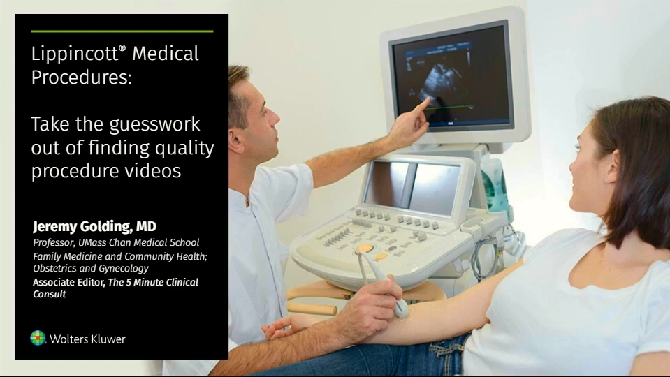 Webinar recording cover image for Lippincott Medical Procedures: take the guesswork out of finding quality procedure videos
