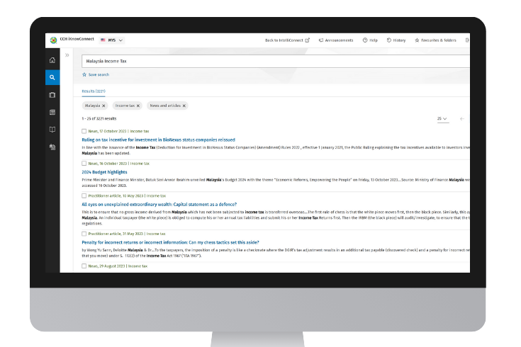 CCH iKnowConnect - Malaysia Income Tax MY News  - 3
